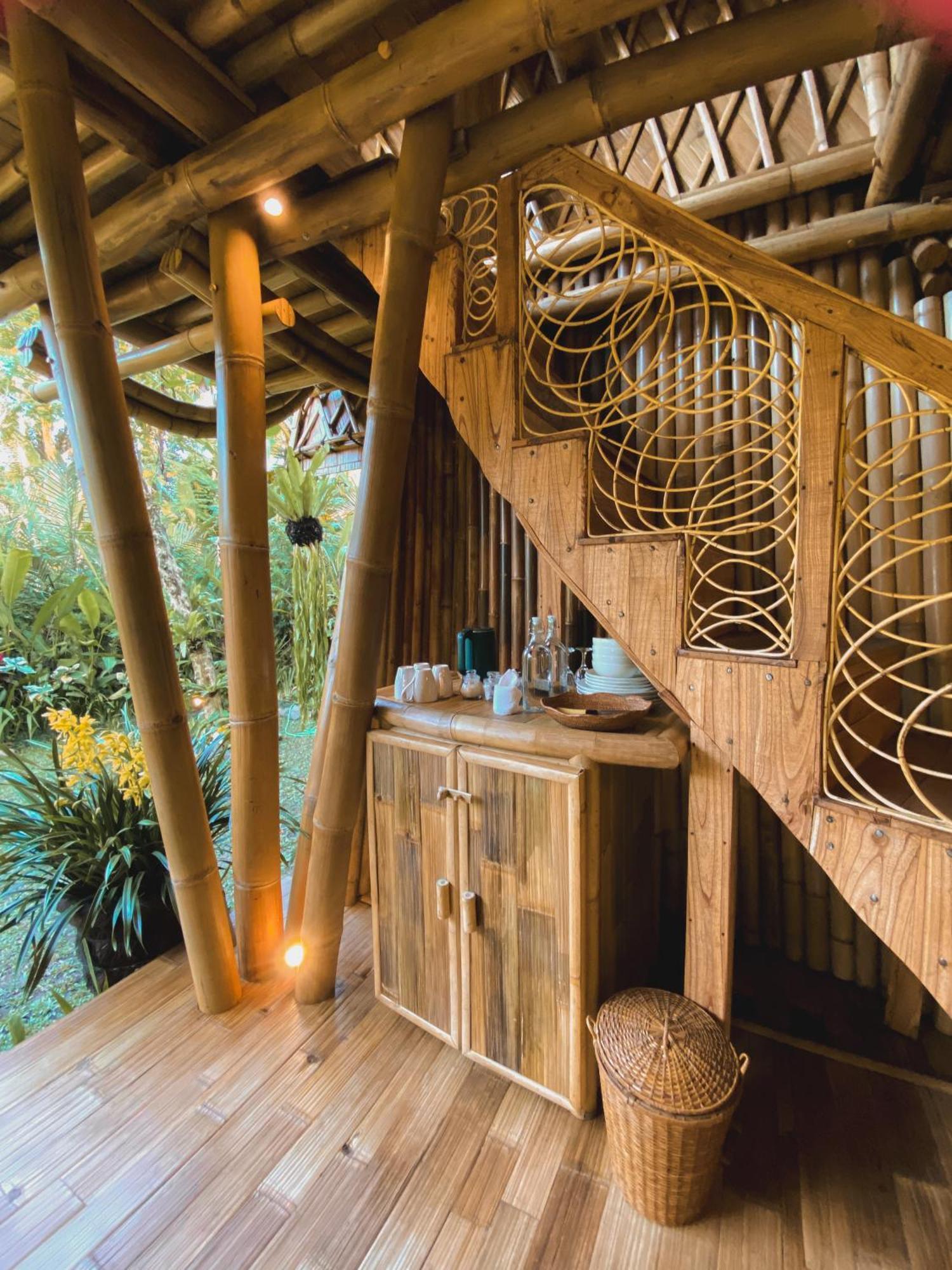 Vila Alamvaya Bali Bamboo House Sidemen  Exteriér fotografie