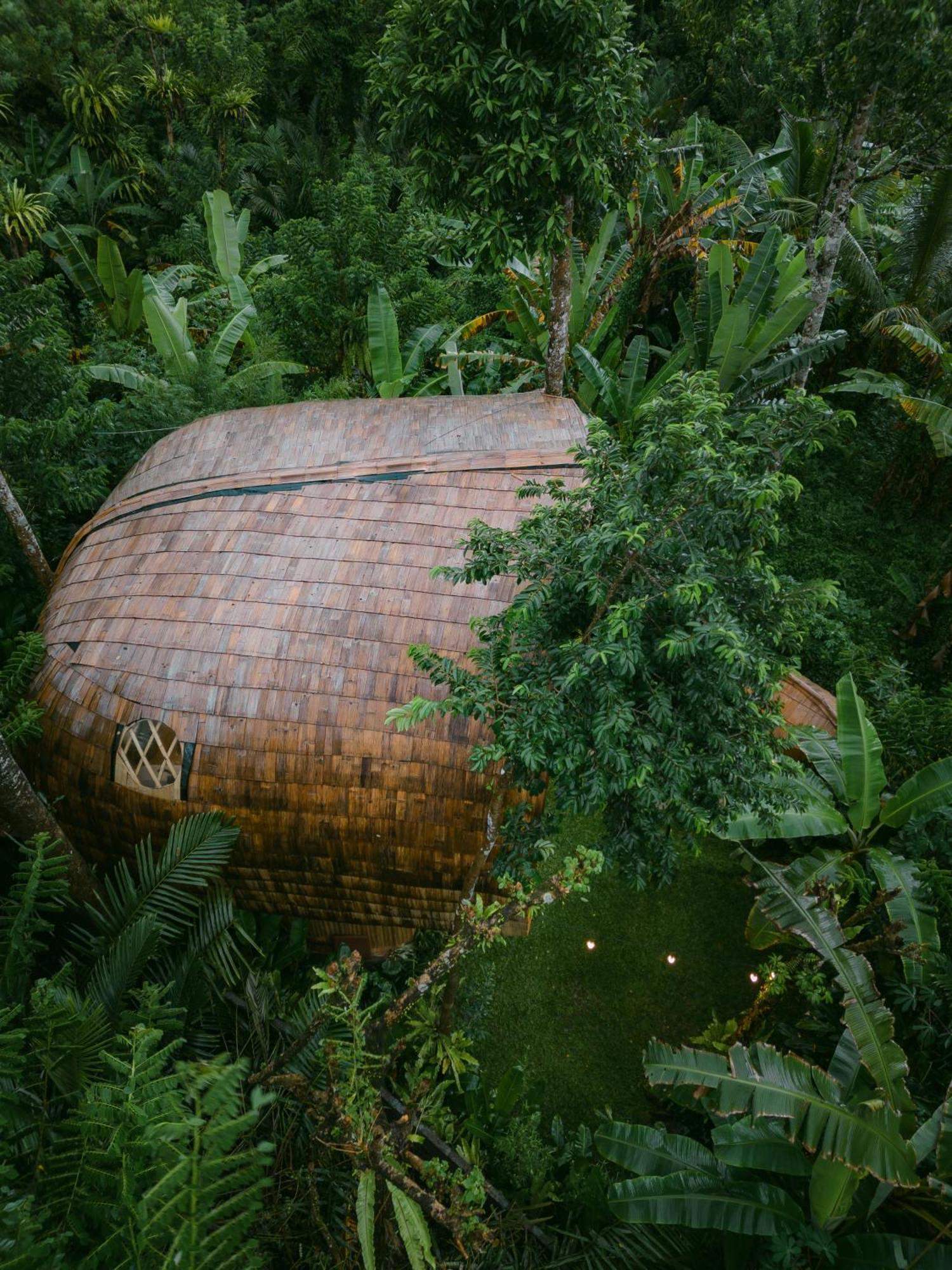 Vila Alamvaya Bali Bamboo House Sidemen  Exteriér fotografie