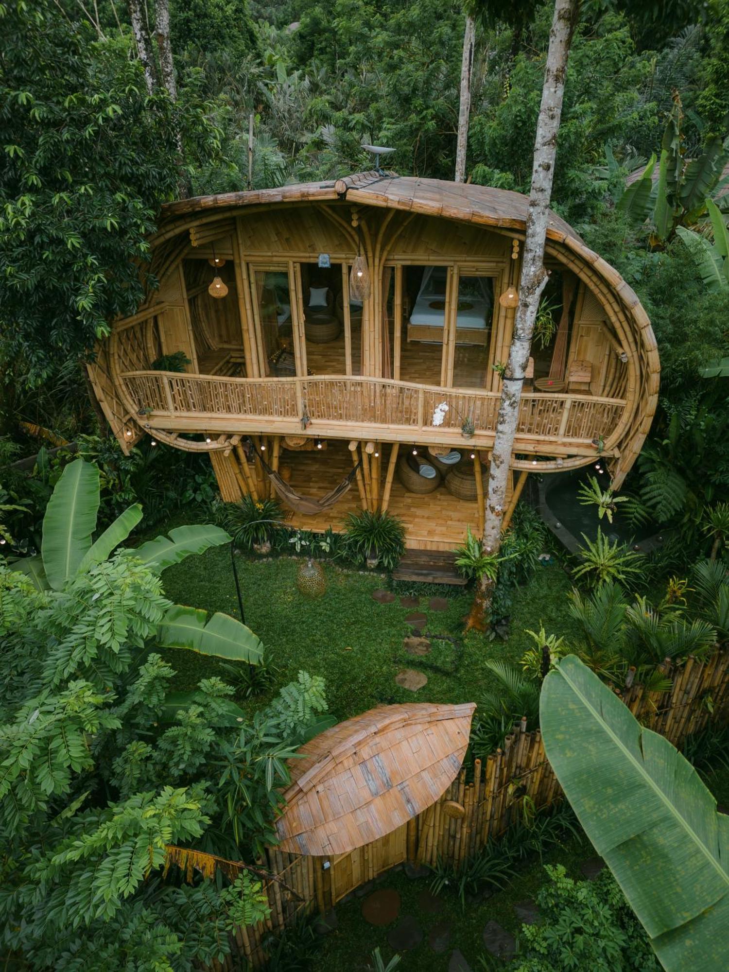 Vila Alamvaya Bali Bamboo House Sidemen  Exteriér fotografie