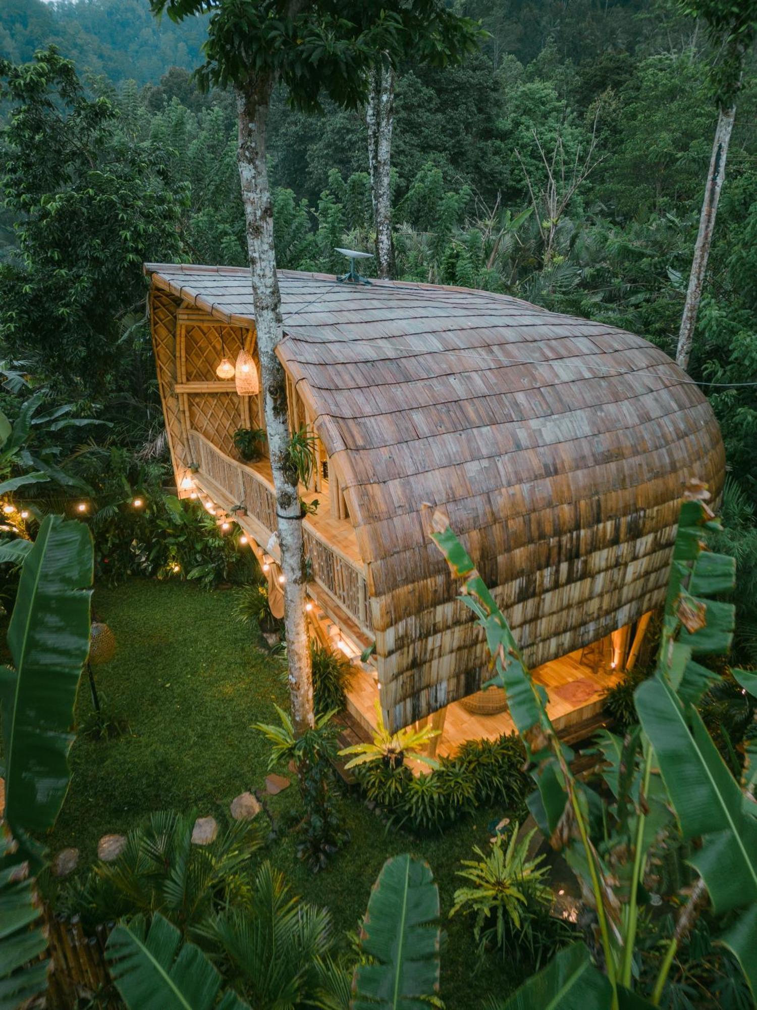 Vila Alamvaya Bali Bamboo House Sidemen  Exteriér fotografie