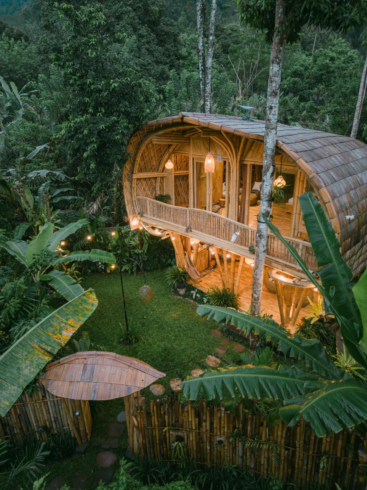 Vila Alamvaya Bali Bamboo House Sidemen  Exteriér fotografie