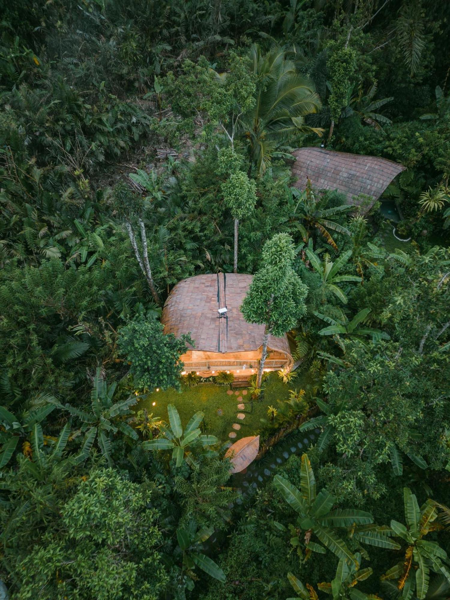 Vila Alamvaya Bali Bamboo House Sidemen  Exteriér fotografie