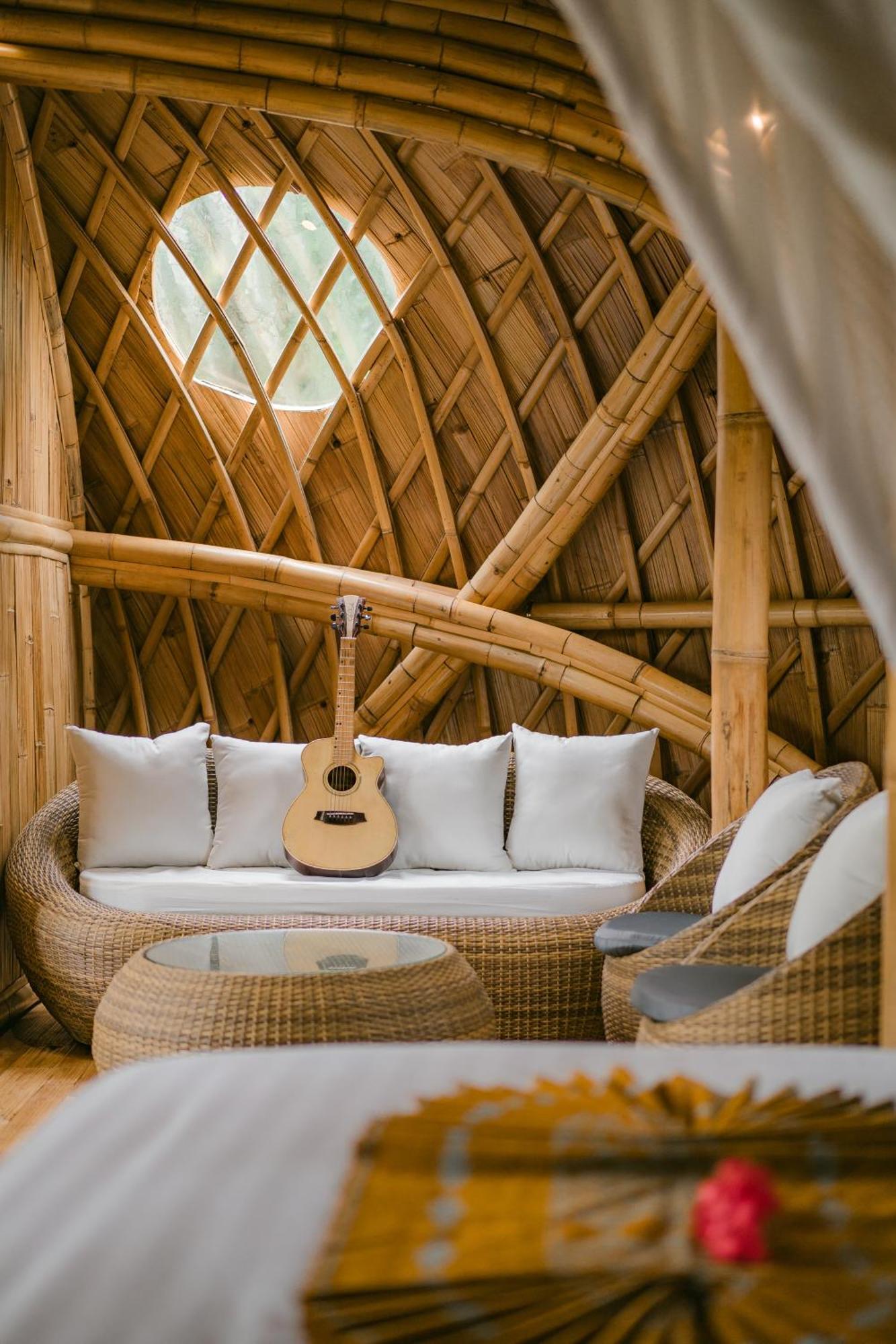 Vila Alamvaya Bali Bamboo House Sidemen  Exteriér fotografie