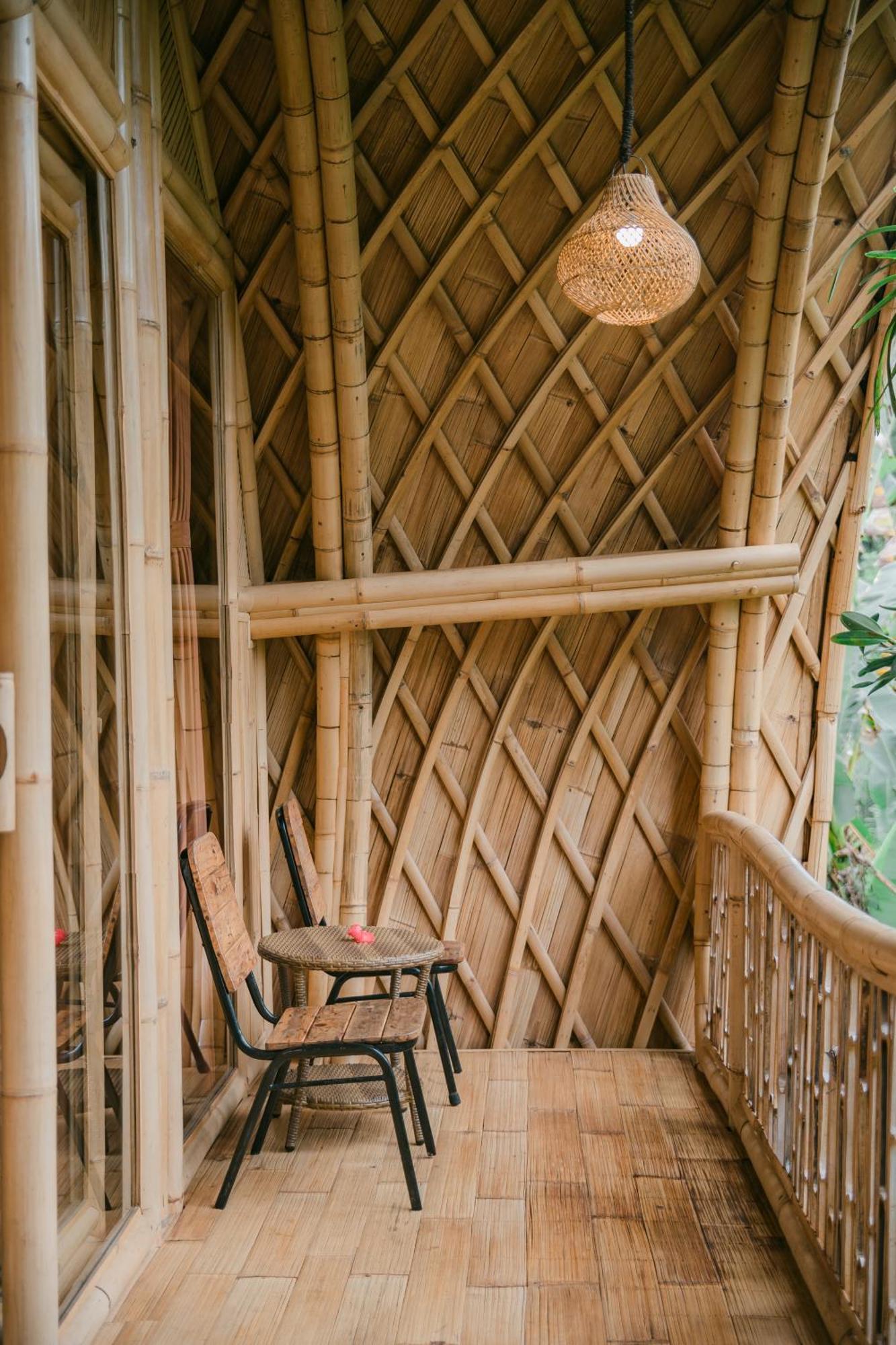 Vila Alamvaya Bali Bamboo House Sidemen  Exteriér fotografie