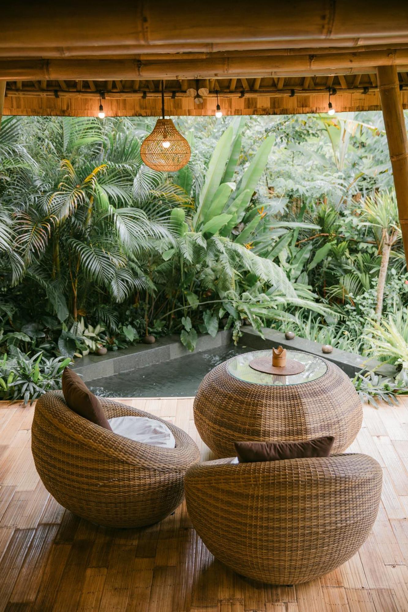 Vila Alamvaya Bali Bamboo House Sidemen  Exteriér fotografie