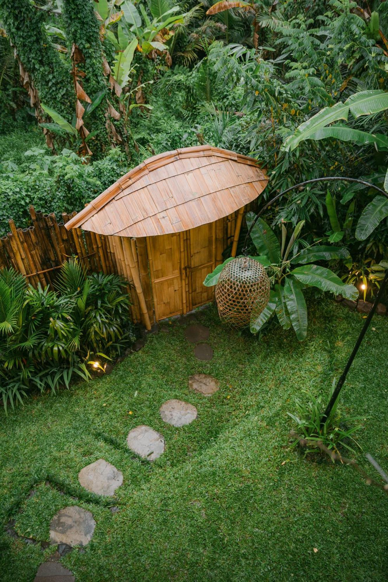 Vila Alamvaya Bali Bamboo House Sidemen  Exteriér fotografie