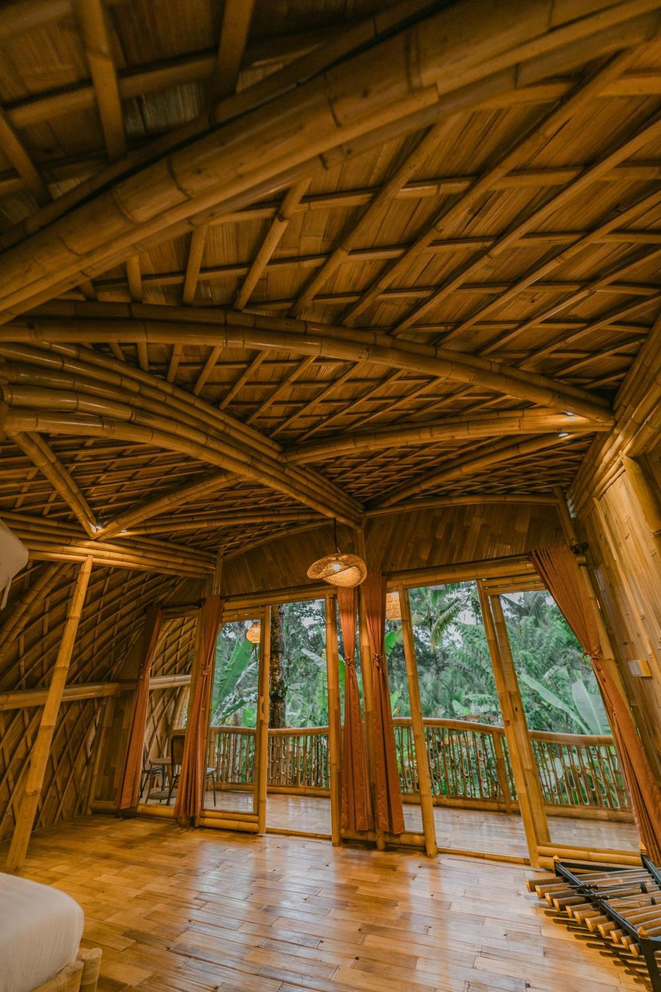 Vila Alamvaya Bali Bamboo House Sidemen  Exteriér fotografie