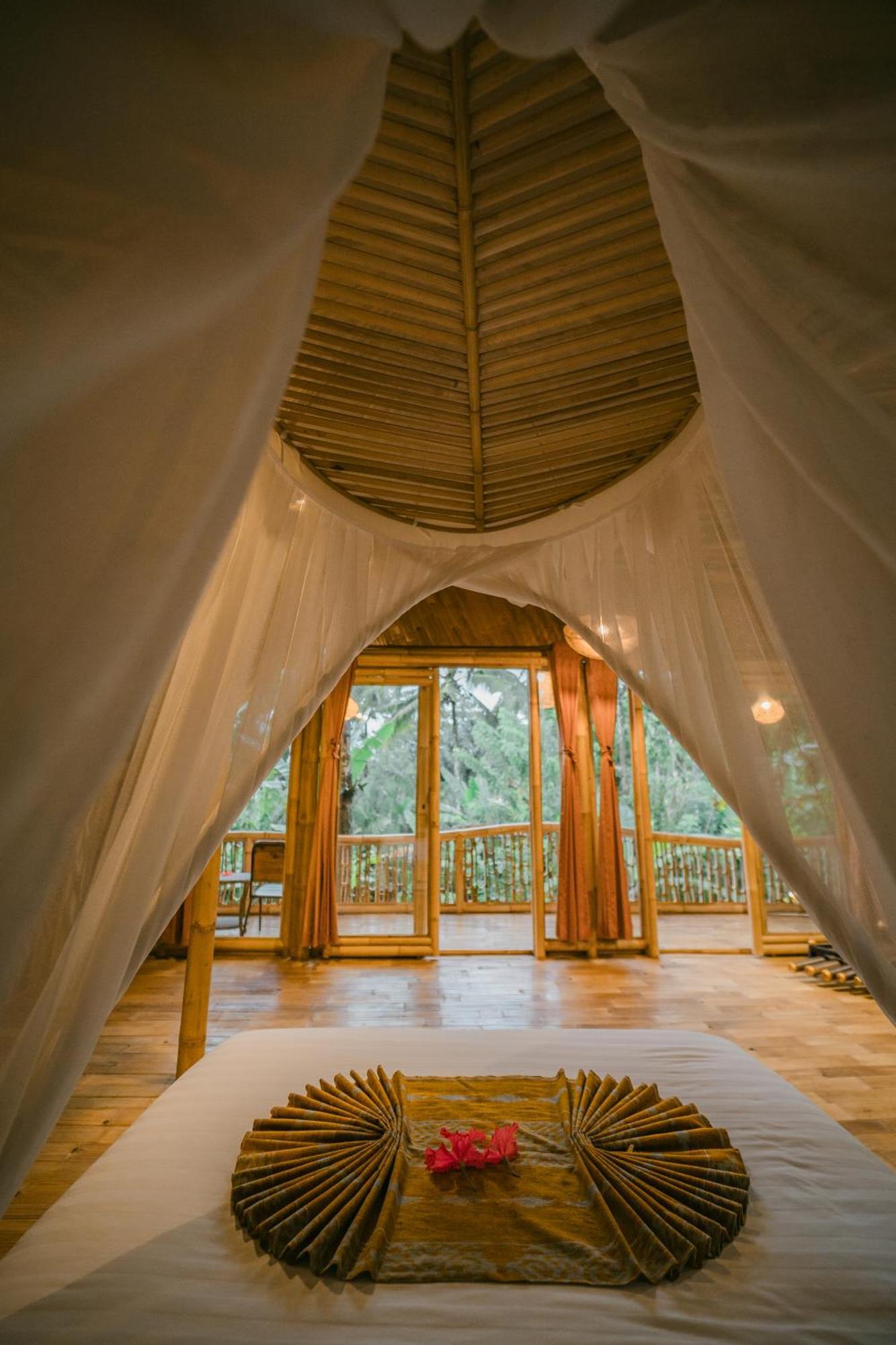 Vila Alamvaya Bali Bamboo House Sidemen  Exteriér fotografie