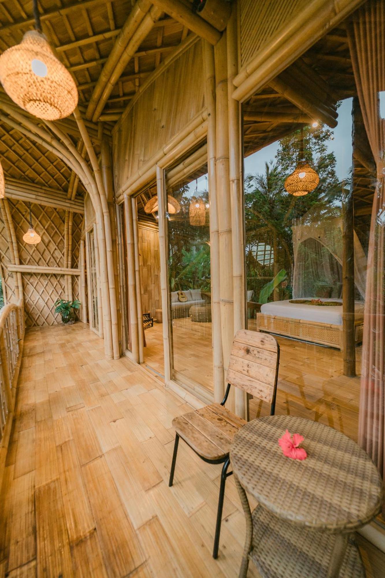 Vila Alamvaya Bali Bamboo House Sidemen  Exteriér fotografie