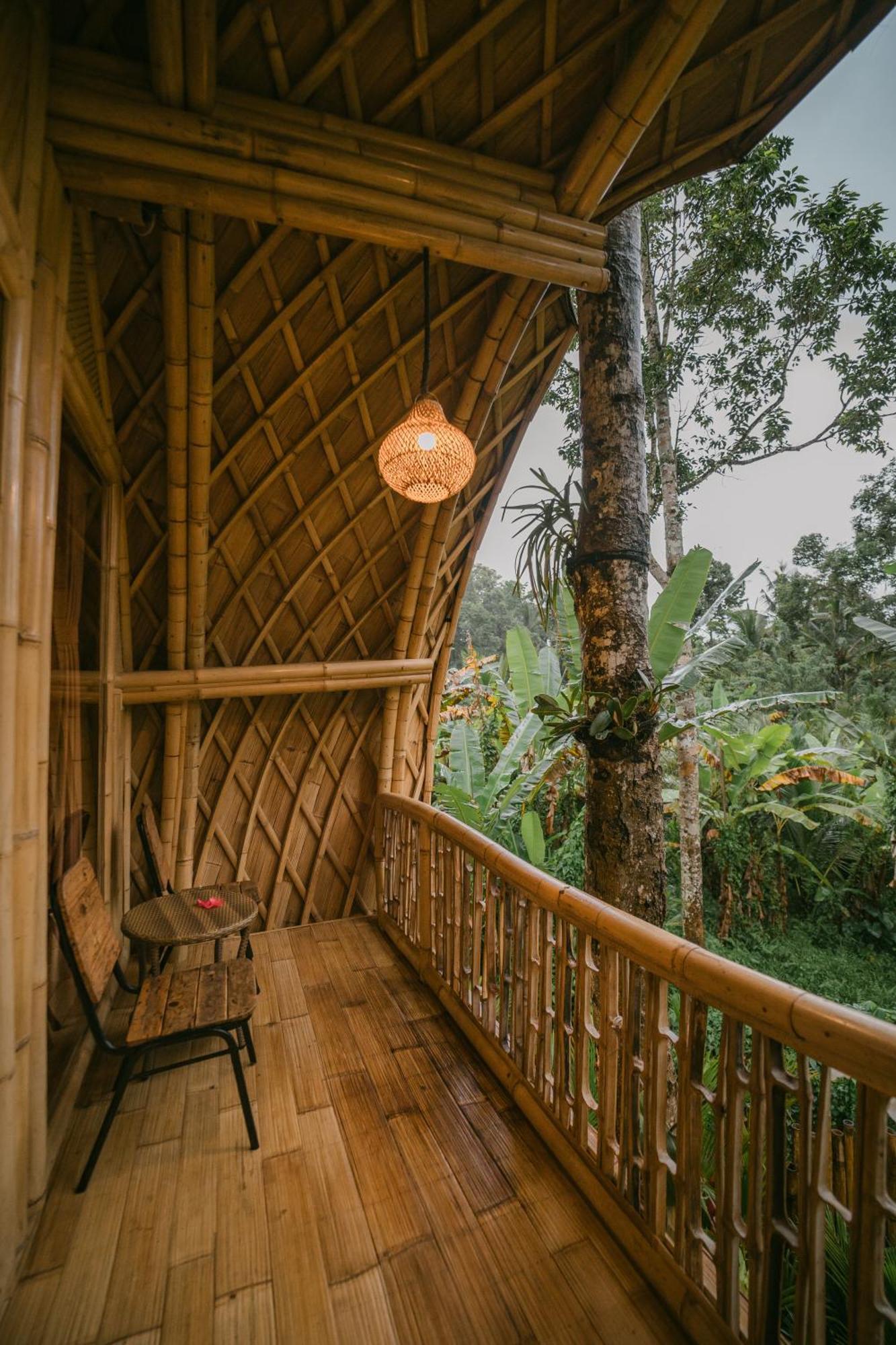 Vila Alamvaya Bali Bamboo House Sidemen  Exteriér fotografie