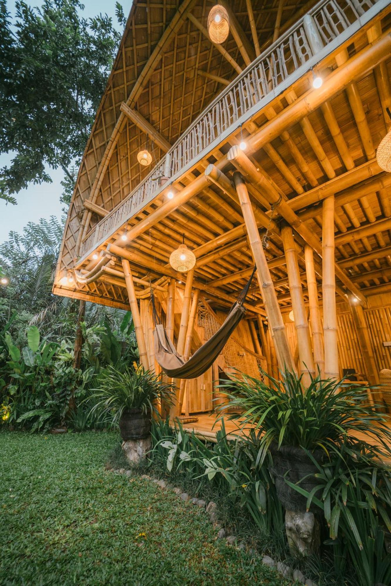 Vila Alamvaya Bali Bamboo House Sidemen  Exteriér fotografie