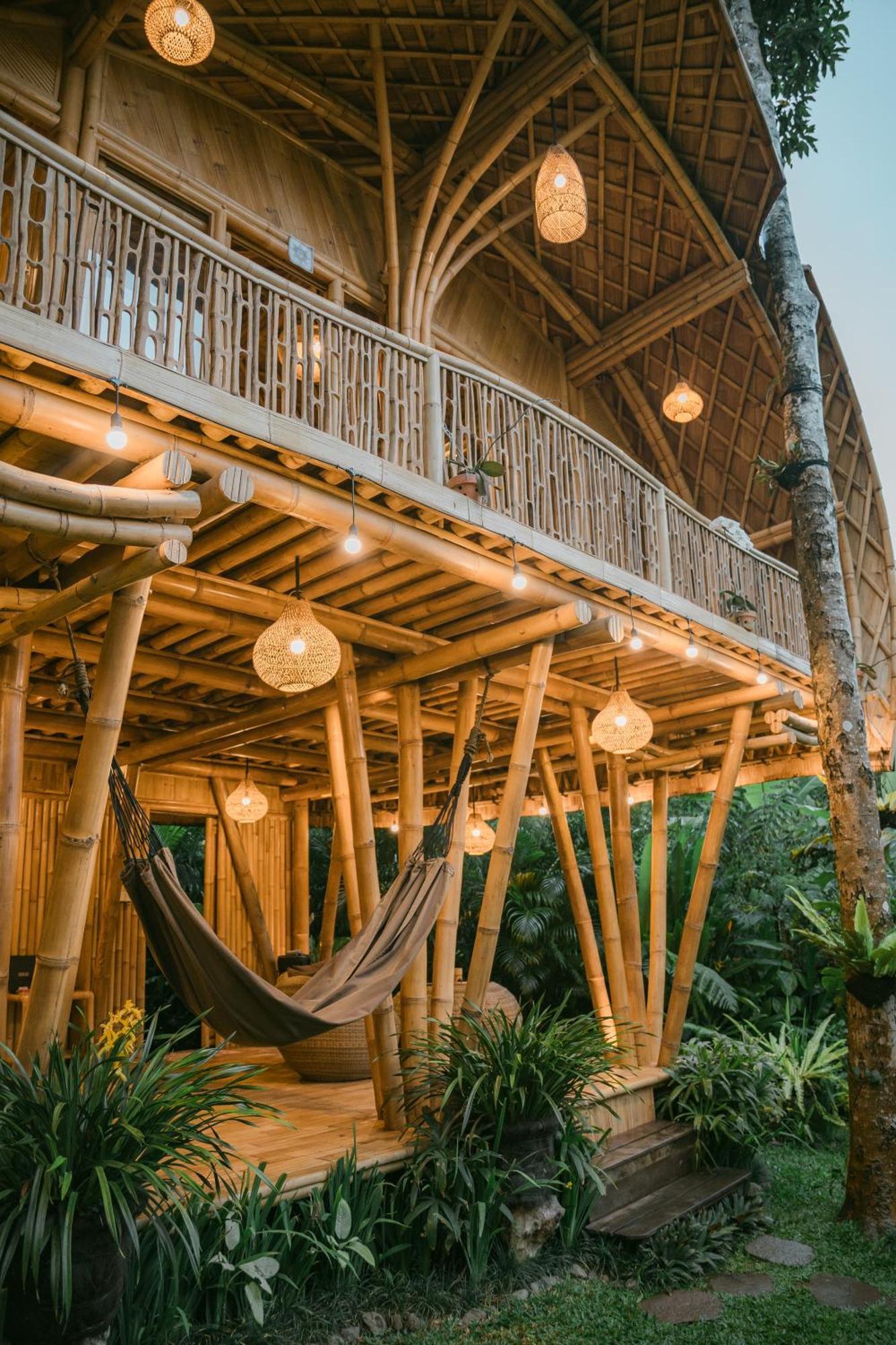 Vila Alamvaya Bali Bamboo House Sidemen  Exteriér fotografie