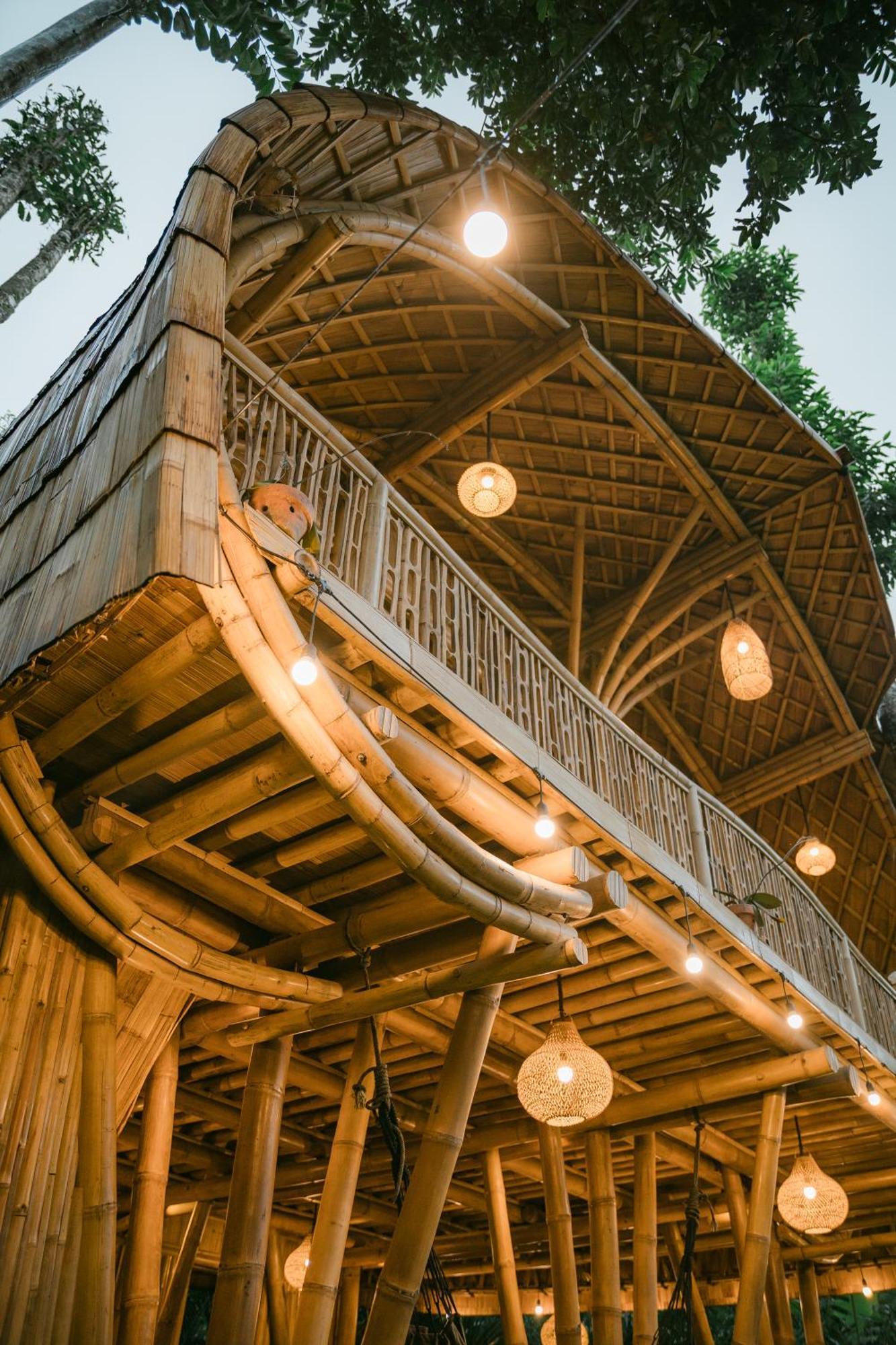 Vila Alamvaya Bali Bamboo House Sidemen  Exteriér fotografie