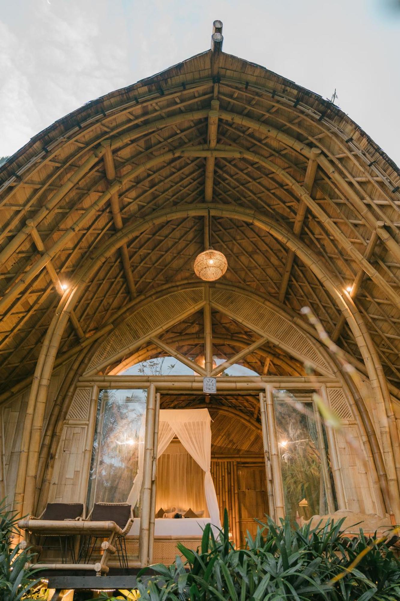 Vila Alamvaya Bali Bamboo House Sidemen  Exteriér fotografie